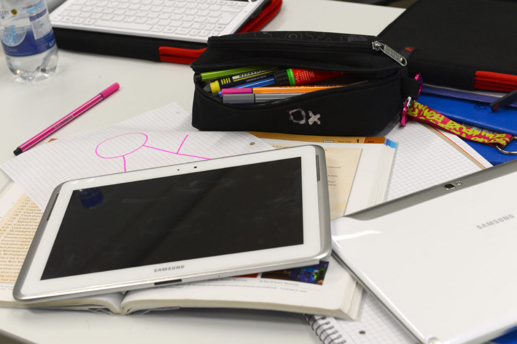 Tablet-PCs als Ergänzung zu Schulbüchern – auch in vielen Schaumburger Schulen bald oder bereits Realität. Foto: Arne Dedert/dpa