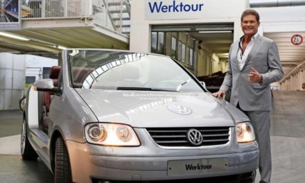 David Hasselhoff besucht Wolfsburg