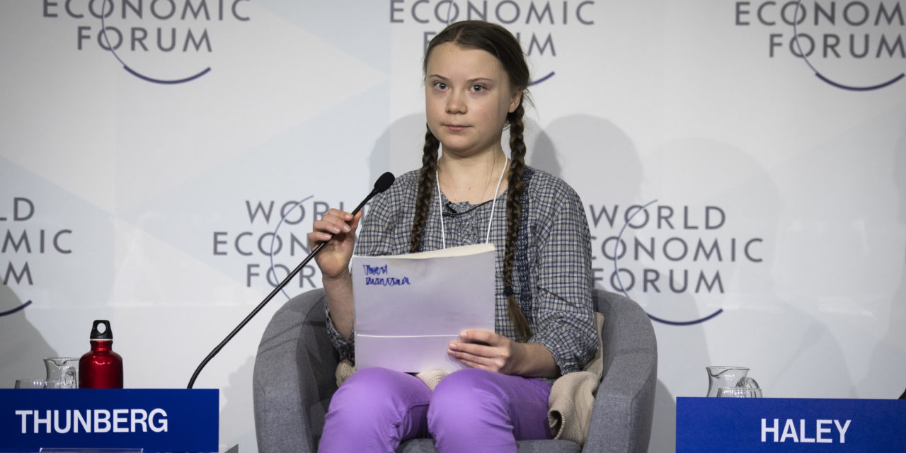 Greta in Davos: „Ich will, dass ihr in Panik geratet“