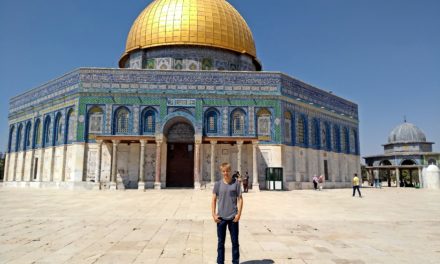Tilman unterrichtet in Palästina Posaune