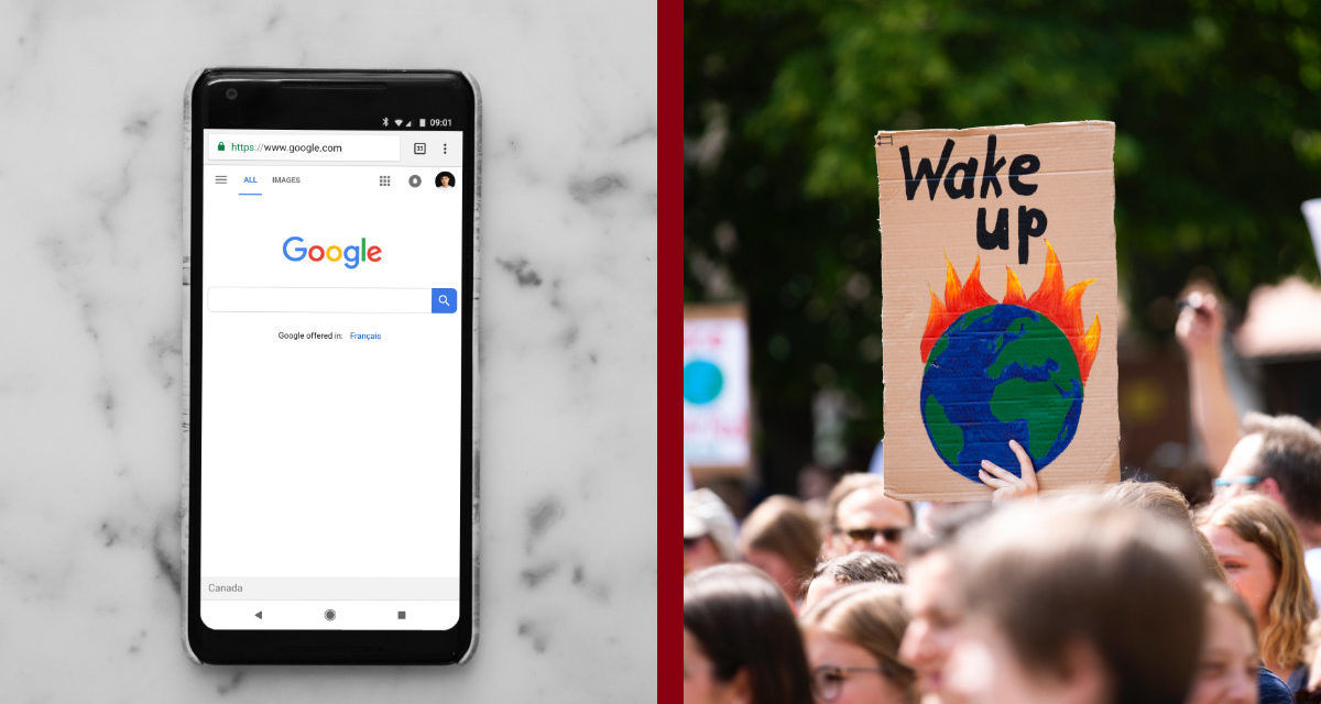 Googeln und Streamen: Wie das Internet zum Klimawandel beiträgt