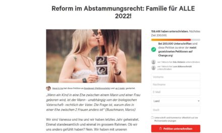 „Familie für alle 2022“: Influencerinnen fordern Reform im Abstammungsrecht