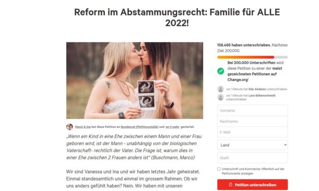 „Familie für alle 2022“: Influencerinnen fordern Reform im Abstammungsrecht